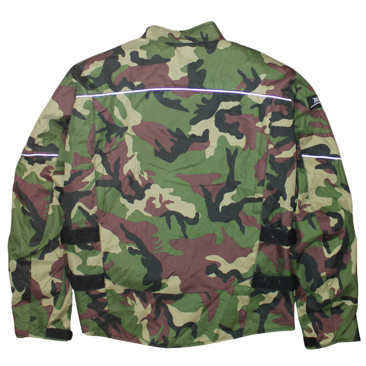 MDM Mens Green Camouflage Full Zip Sweatshirt Jacket 2XL