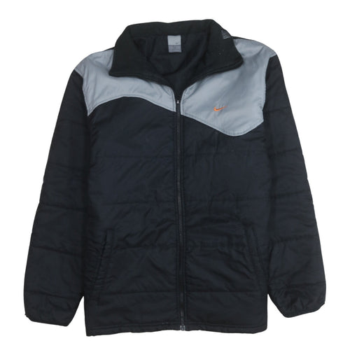 Nike Men’s Black Track Jacket L Full Zip Lightweight Sportswear