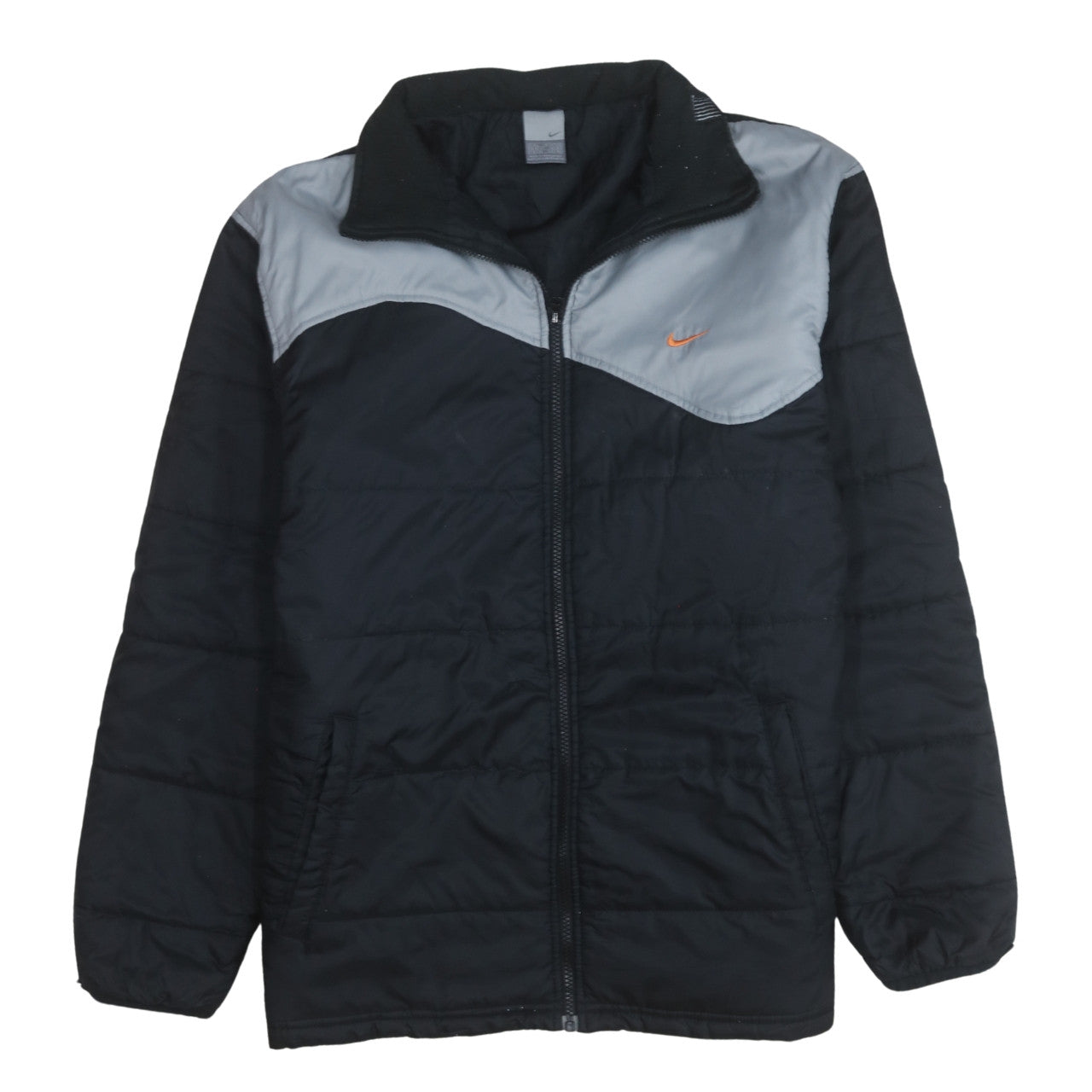 Nike Men’s Black Track Jacket L Full Zip Lightweight Sportswear