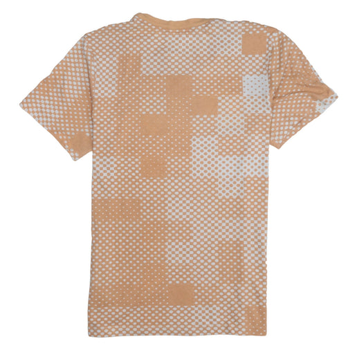 Nike F.C. Men's Beige Geometric Dri-Fit Sports T-Shirt Size S