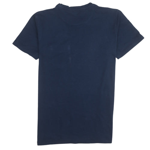 Levi's Men's Blue Cotton Crew Neck Short Sleeve T-Shirt M