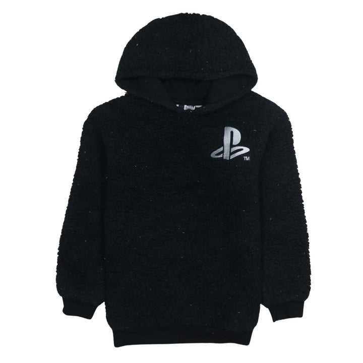 Primark Boys Black PlayStation Fleece Pullover Hoodie 11-12 Years