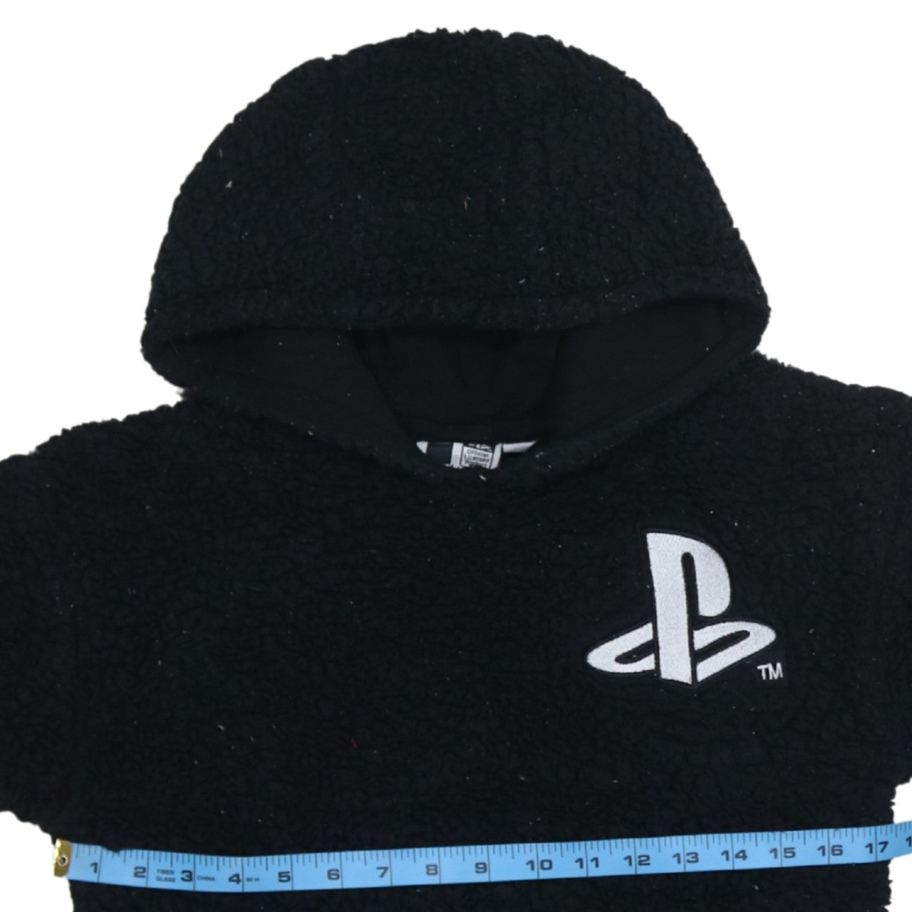 Primark Boys Black PlayStation Fleece Pullover Hoodie 11-12 Years