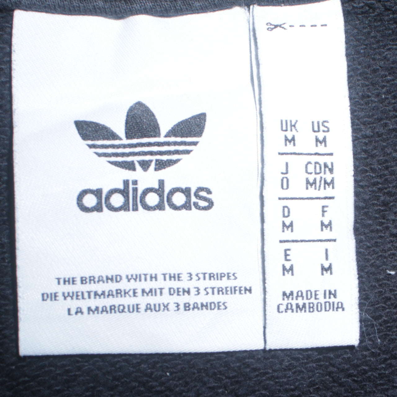 Adidas Womens Black Orange Striped Pullover Hoodie Size M