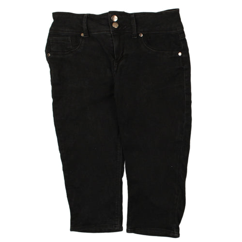 1822 Denim Women's Black Size 10 Bermuda Stretch Shorts