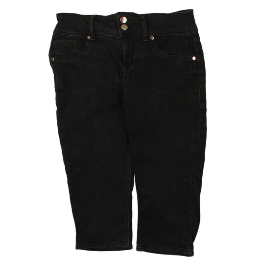 1822 Denim Women's Black Size 10 Bermuda Stretch Shorts