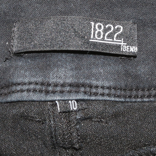 1822 Denim Women's Black Size 10 Bermuda Stretch Shorts