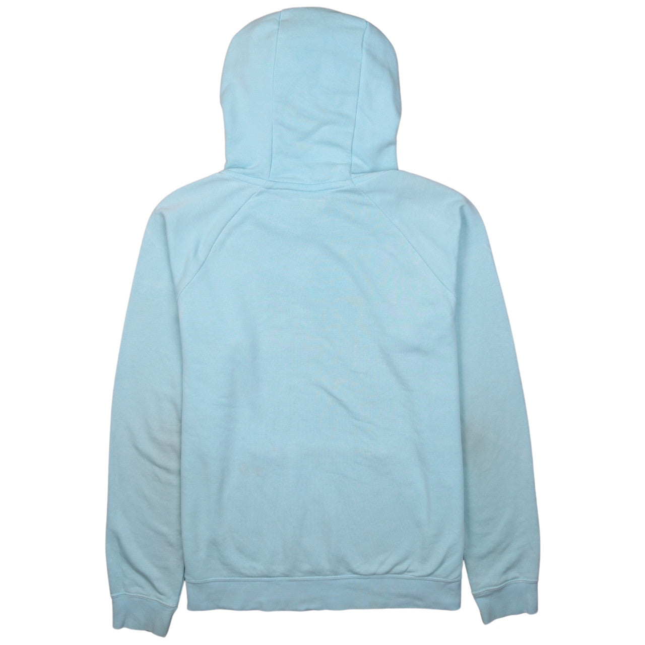 Nike Women's Blue Pullover Hoodie Medium Logo Print Casual Sportswear