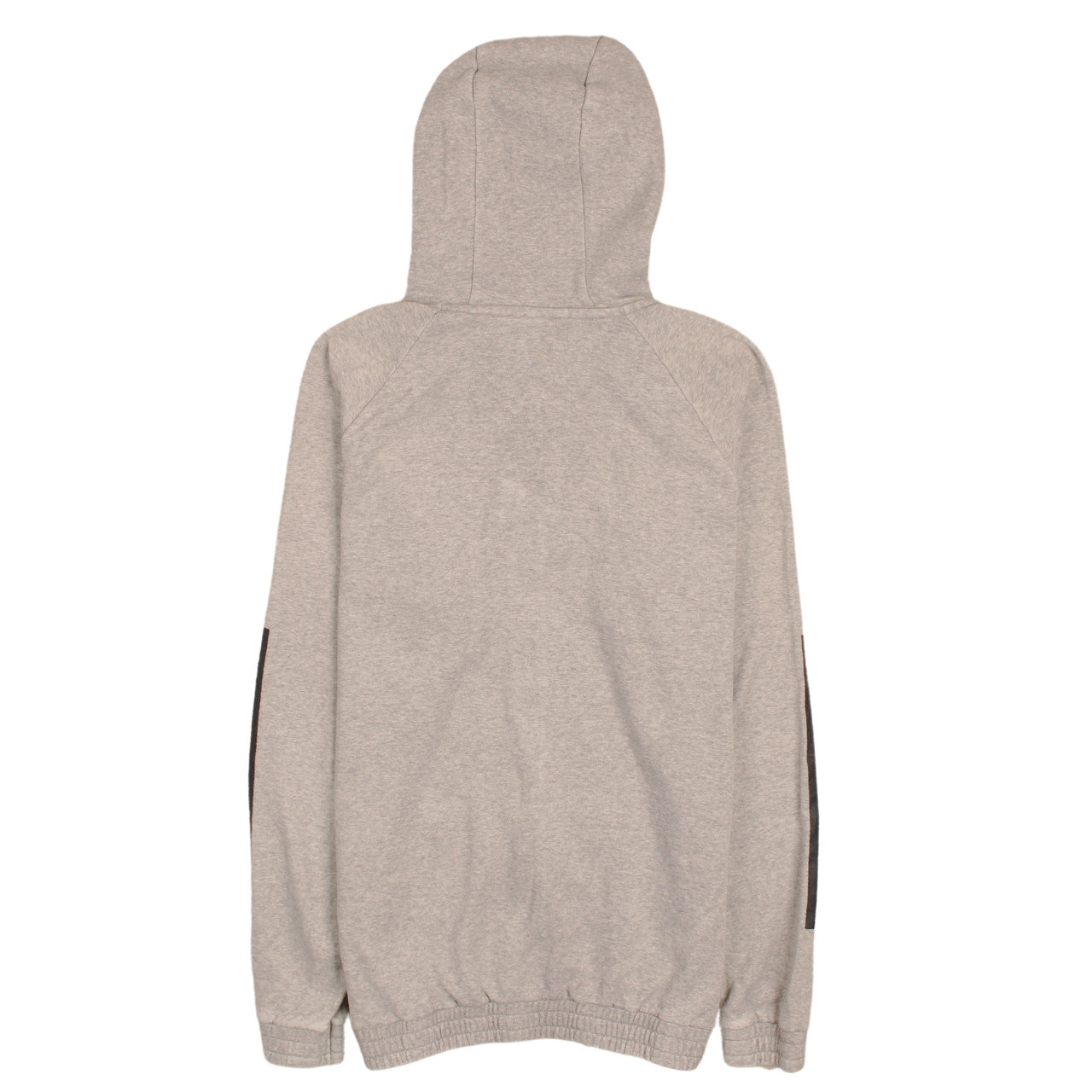 Adidas Womens Beige Full Zip Hoodie Size L Cotton Blend Sportswear