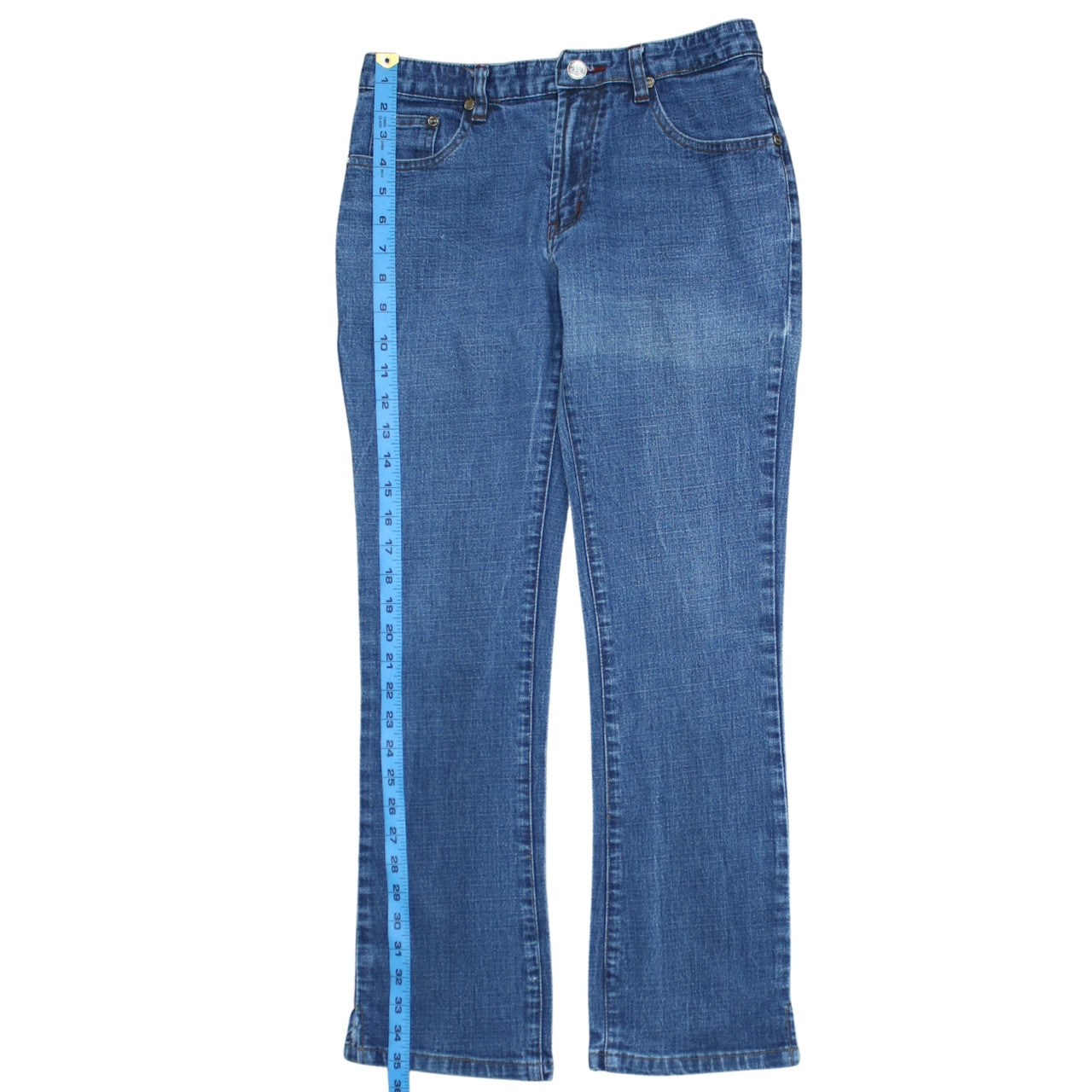 Mega Special Jean Wear Men's Blue Bootcut Denim Trousers Size 29