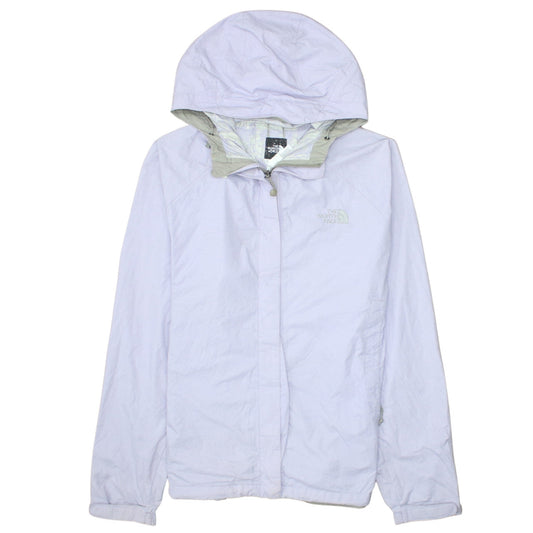 The North Face Women's Purple Waterproof Hooded Rain Jacket L
