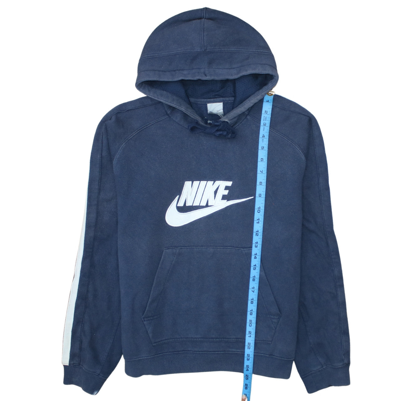 Nike Men's Blue Pullover Hoodie Medium Sports Fleece Sweatshirt