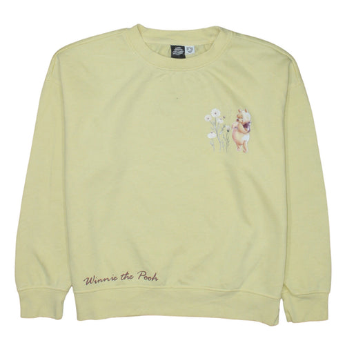 Primark Disney Winnie the Pooh Yellow Cotton Sweatshirt Women S