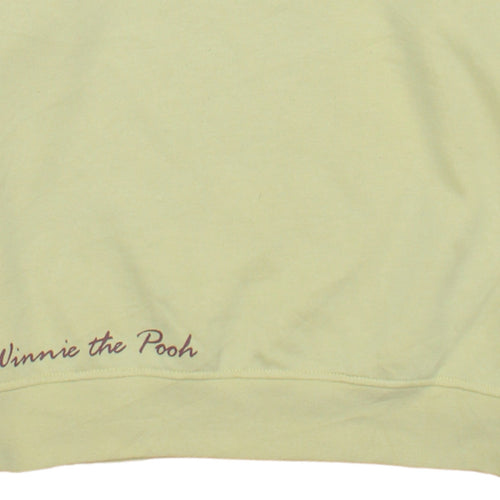 Primark Disney Winnie the Pooh Yellow Cotton Sweatshirt Women S