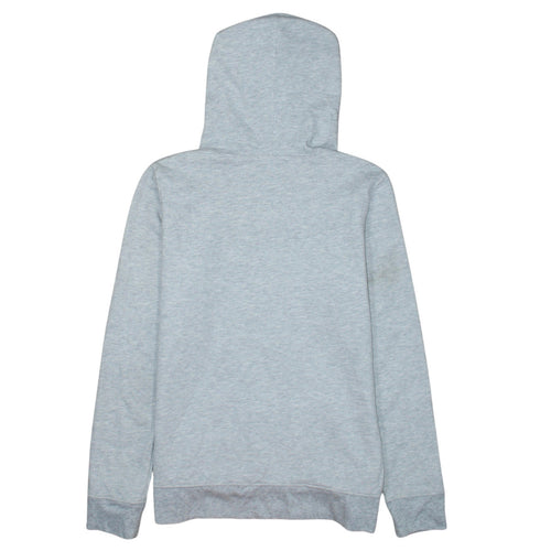 GAP Womens Grey Floral Logo Pullover Hoodie Size S