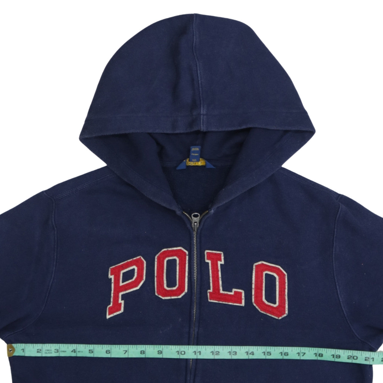 Polo Ralph Lauren Womens Navy Blue Full Zip Hoodie XL Cotton Blend