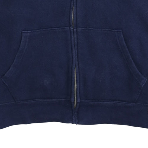 Polo Ralph Lauren Womens Navy Blue Full Zip Hoodie XL Cotton Blend