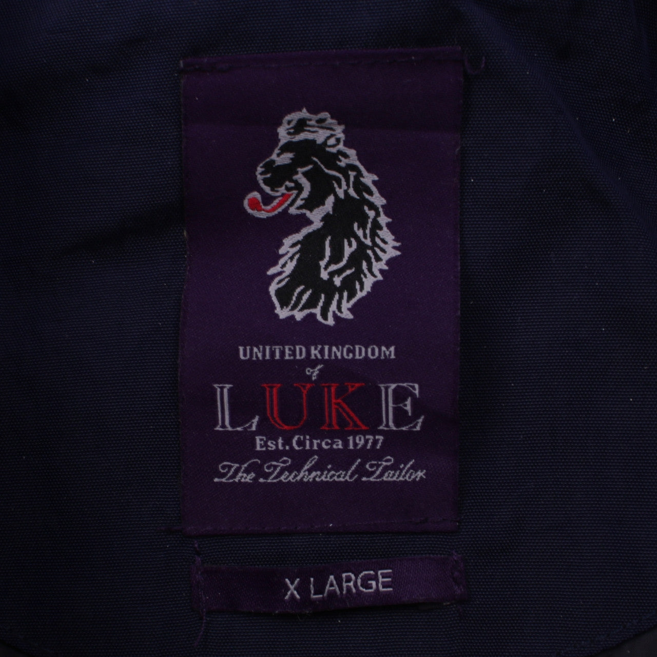 Luke Men's Blue XL Cotton Casual Button Jacket