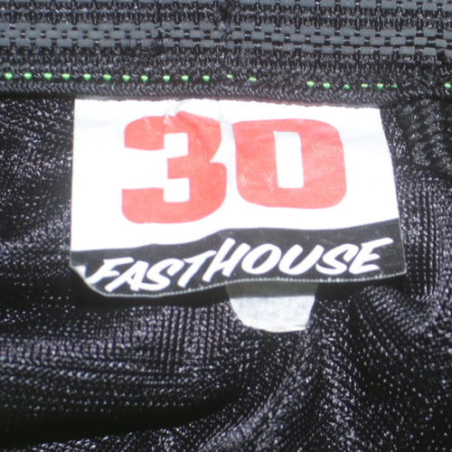 Fasthouse Men's 3XL Green Black Motorcycle Jacket Reflective Waterproof
