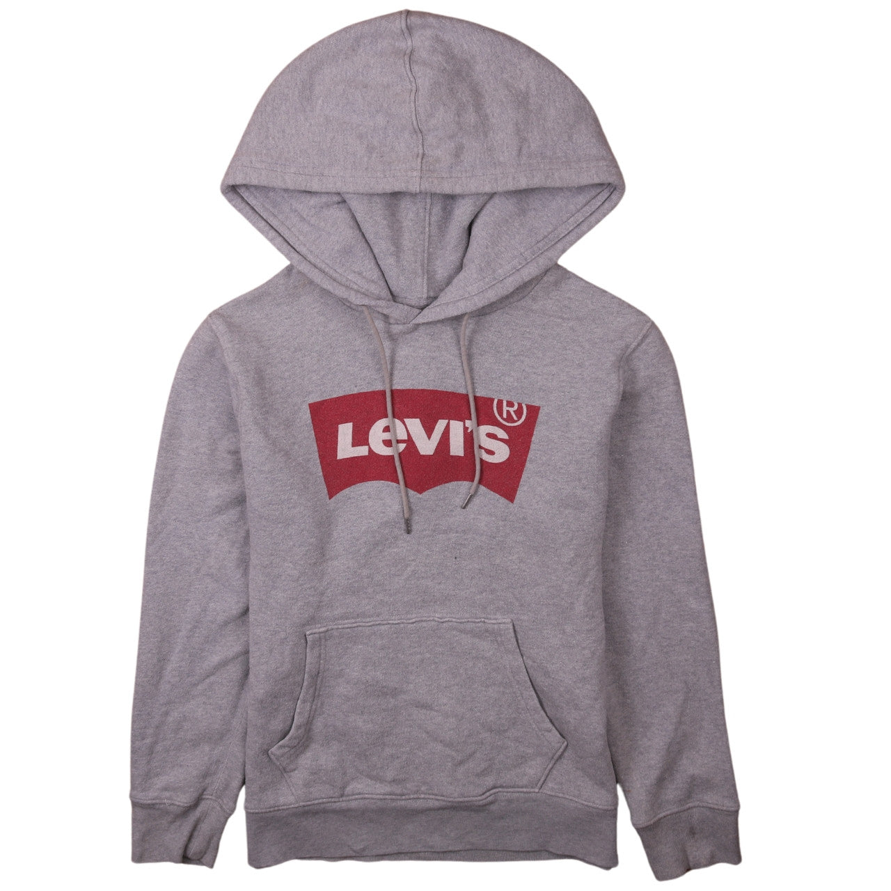 Levi's Men's Grey XS Pullover Hoodie with Logo Front