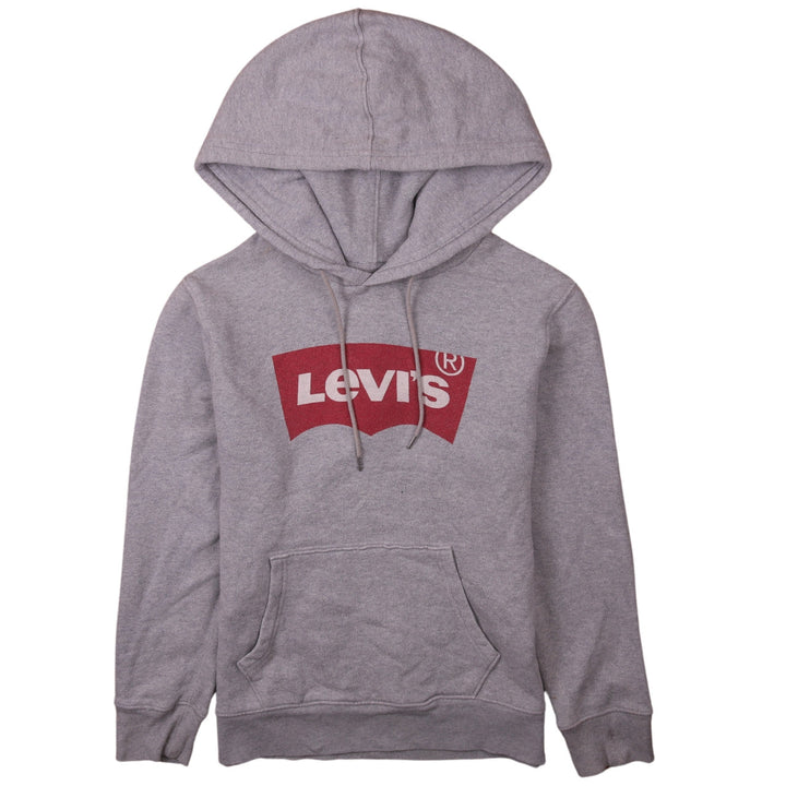 Levi's Men's Grey XS Pullover Hoodie with Logo Front
