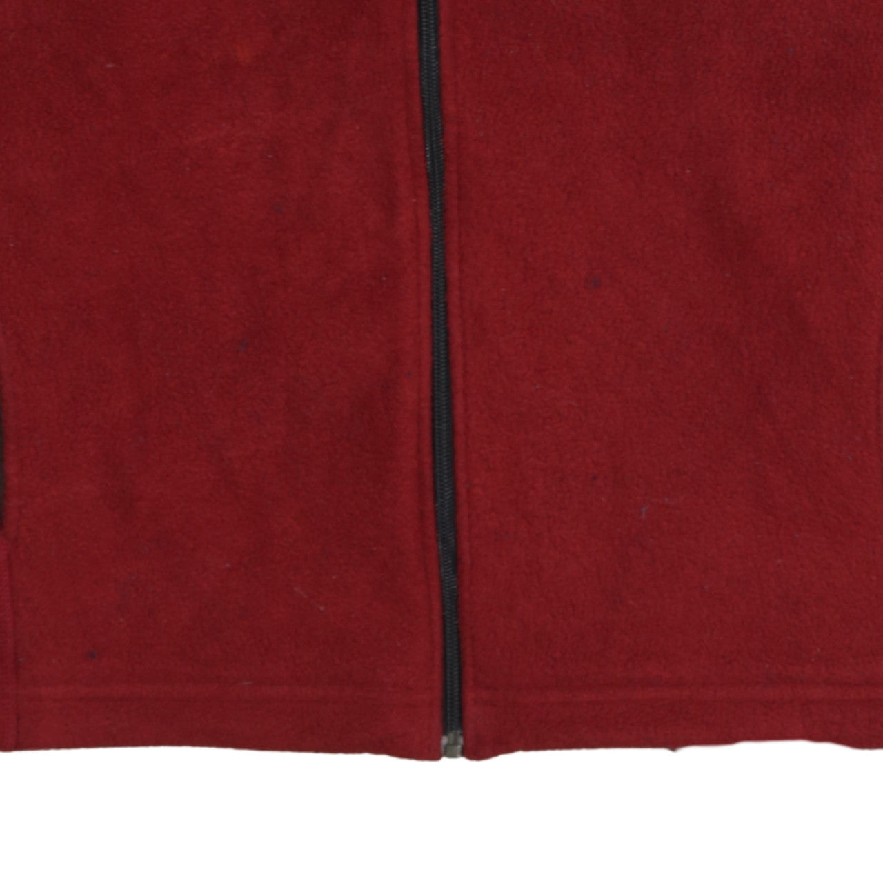 Timberland Weathergear Men Red Fleece Full Zip Jacket Size L