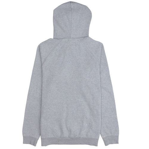 Adidas Men's Grey Pullover Hoodie Small Logo Fleece Sweatshirt