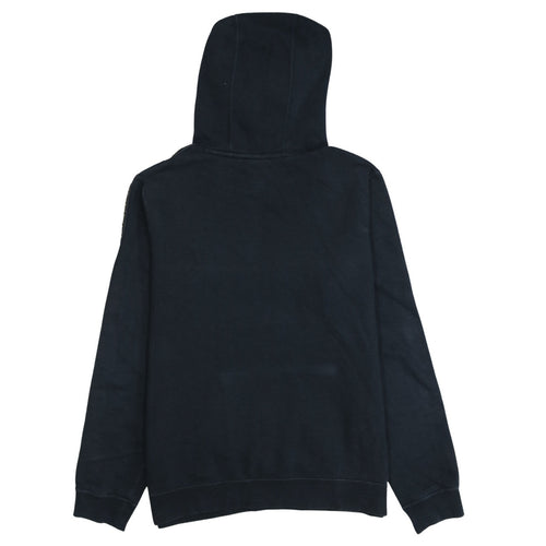 Nike Unisex Kids Black XL Pullover Hoodie with Logo Trim