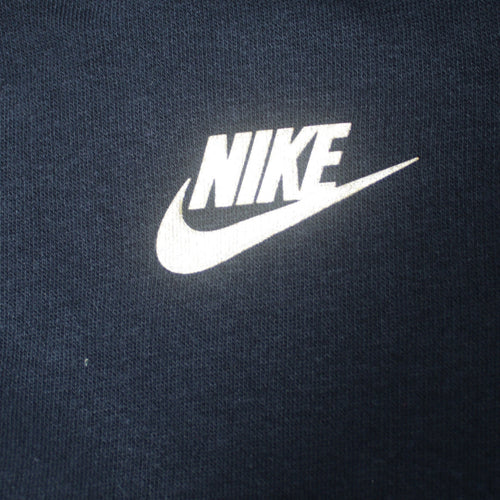 Nike Unisex Kids Black XL Pullover Hoodie with Logo Trim