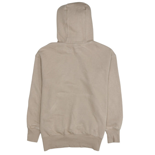 Nike Womens Beige XS Pullover Hoodie with Logo and Kangaroo Pocket
