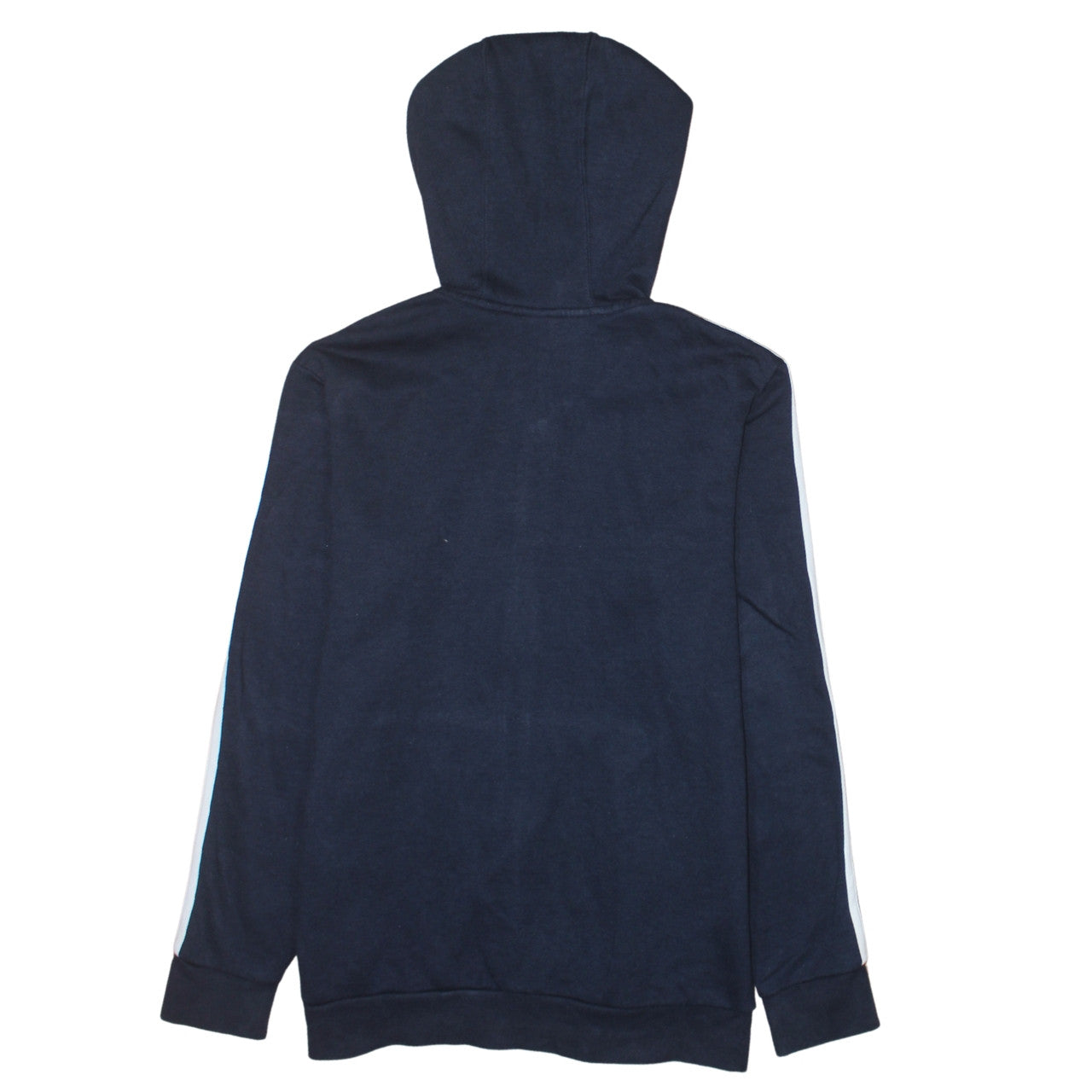 Adidas Boys Blue Full Zip Hoodie 13-14 Years Regular Fit Sportswear