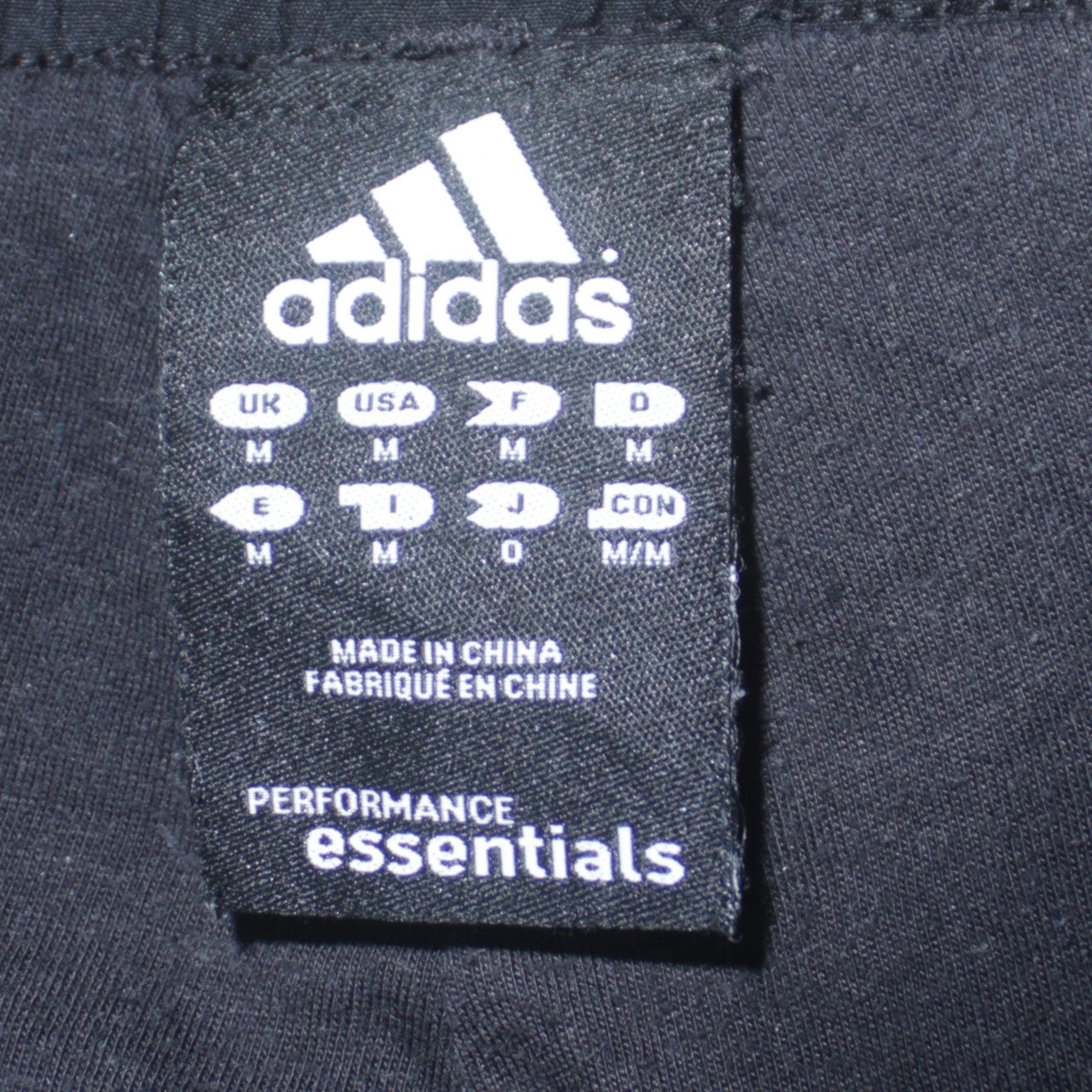 Adidas Men's Black Jogger Trousers Medium Performance Essentials