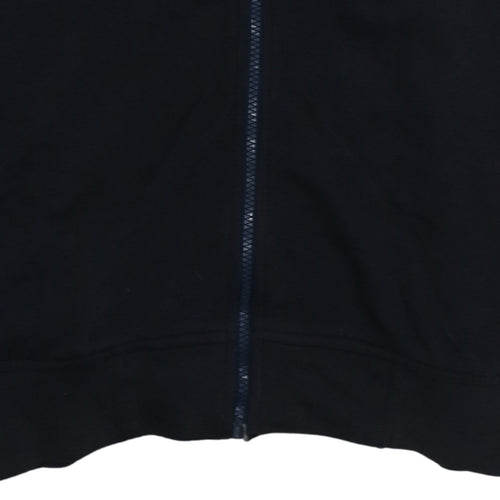 Champion Men's Black L Track Jacket Full Zip Logo Sportswear