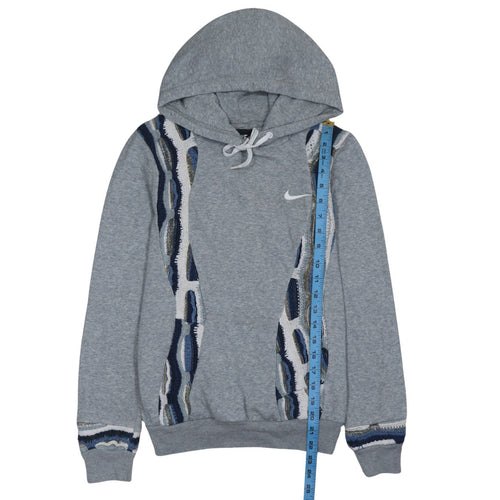 Nike Women's Grey Embroidered Pullover Hoodie Size S