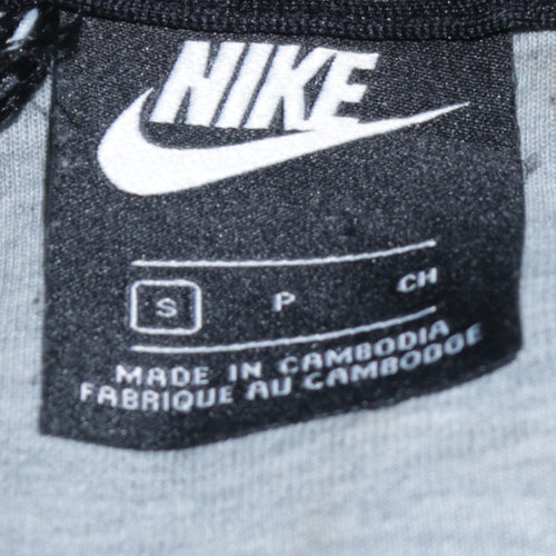 Nike Women's Grey Embroidered Pullover Hoodie Size S