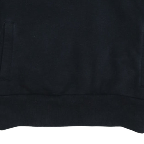 Ellesse Womens Black Size 6 1/4 Zip Pullover Sweatshirt