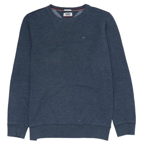 Tommy Jeans Men’s Blue XL Crew Neck Regular Fit Sweatshirt