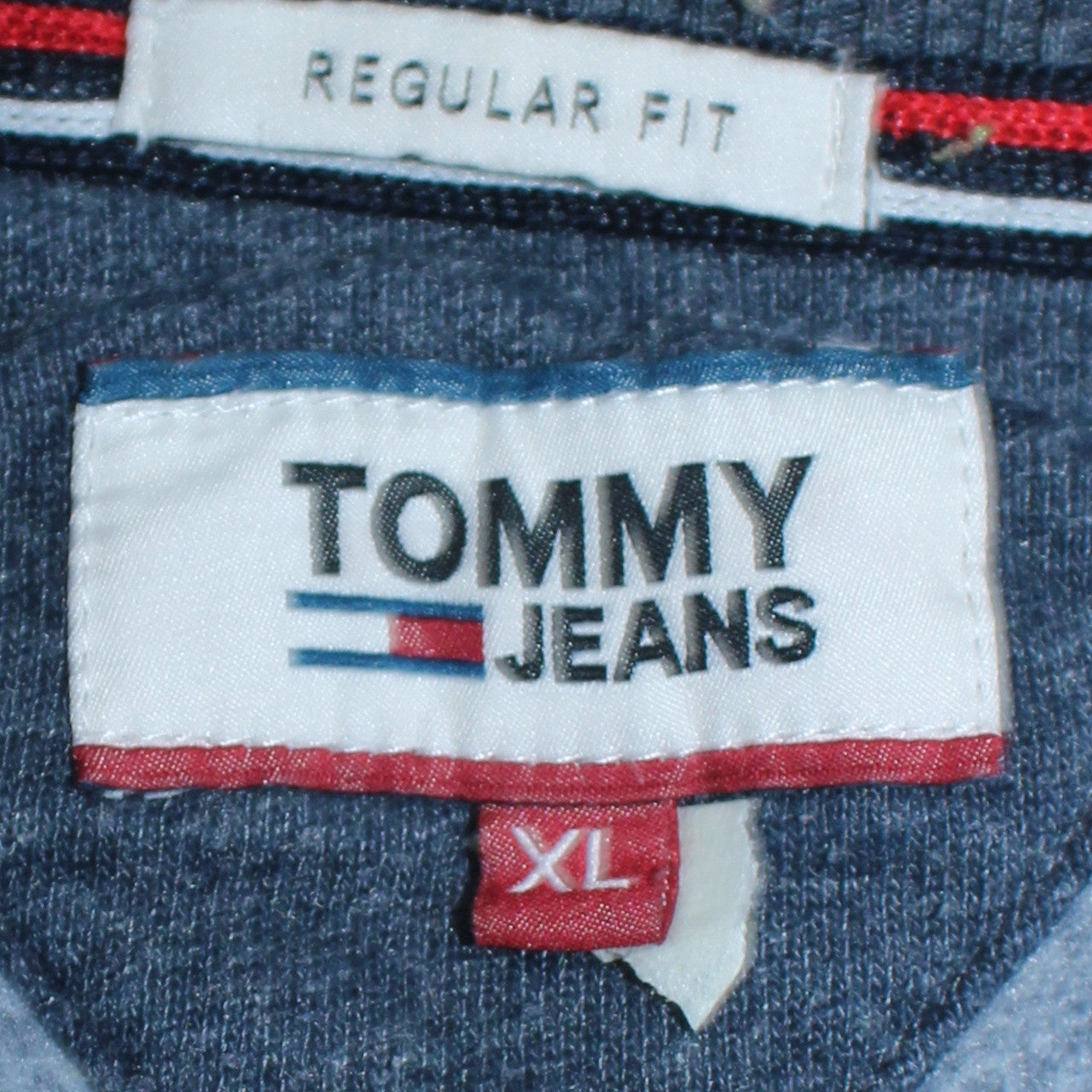 Tommy Jeans Men’s Blue XL Crew Neck Regular Fit Sweatshirt