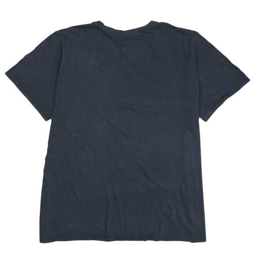 Nike Men's Black Athletic Fit Cotton Crew Neck T-Shirt L