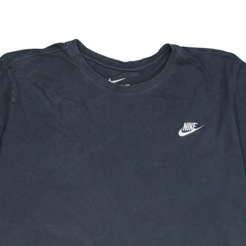 Nike Men's Black Athletic Fit Cotton Crew Neck T-Shirt L