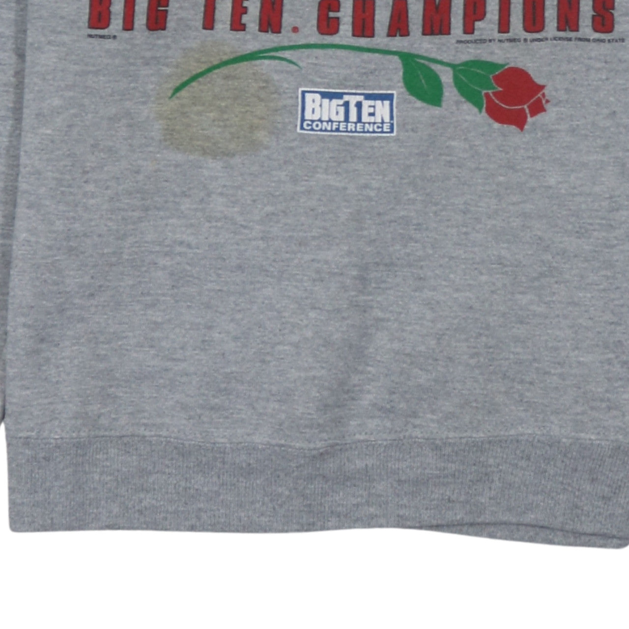Lee Sport Men's Grey Ohio State 1996 Pullover Sweatshirt L