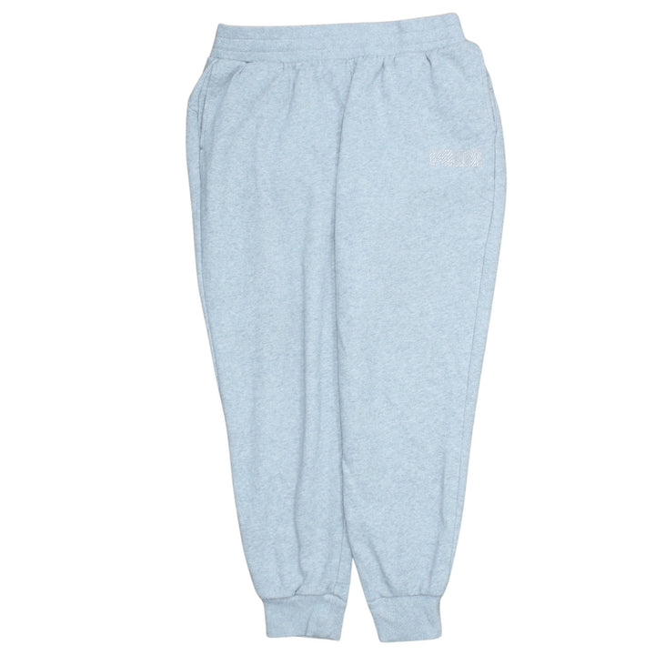 Puma Men's Grey Cotton Blend Jogger Trousers Size L