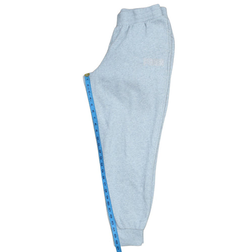 Puma Men's Grey Cotton Blend Jogger Trousers Size L