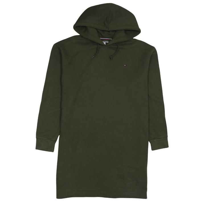 Tommy Hilfiger Women's Green Hoodie T-Shirt Dress Size S