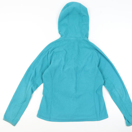 The North Face Women's Blue Fleece Hooded Full Zip Jacket Size M