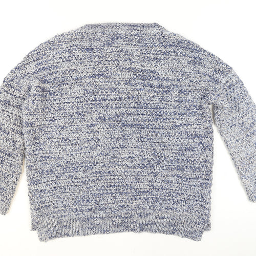 Tommy Hilfiger Women Blue Knit Pullover Jumper Size S