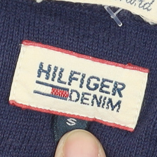 Tommy Hilfiger Women Blue Knit Pullover Jumper Size S
