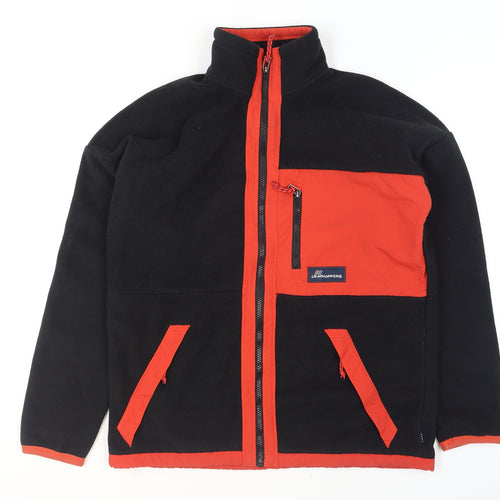 Craghoppers Men's Black & Red Fleece Full Zip Outdoor Jacket Size S