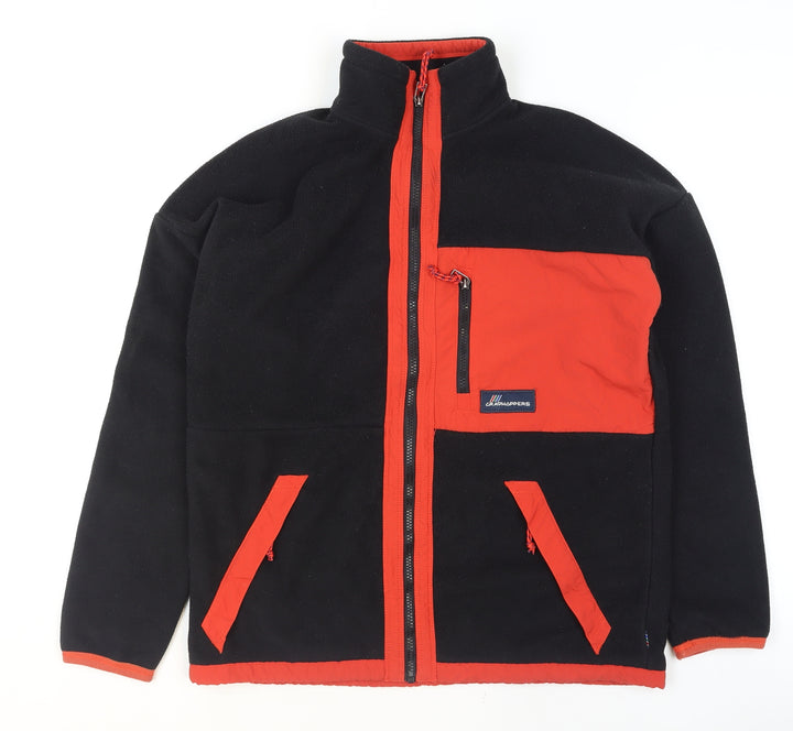 Craghoppers Men's Black & Red Fleece Full Zip Outdoor Jacket Size S