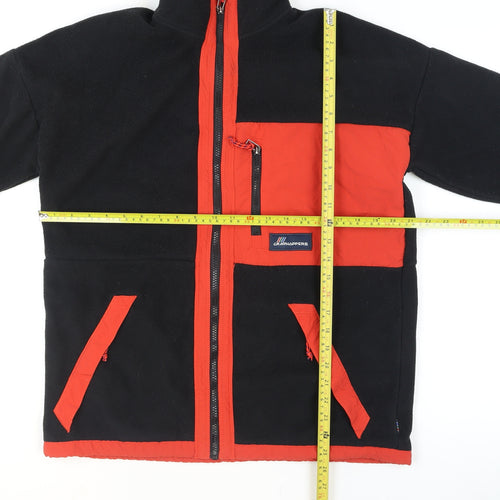 Craghoppers Men's Black & Red Fleece Full Zip Outdoor Jacket Size S